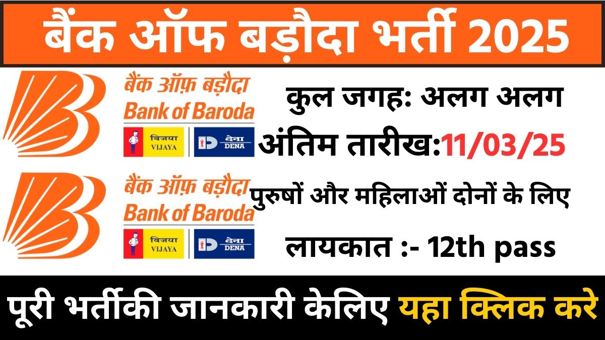 Bank of Baroda Recruitment 2025