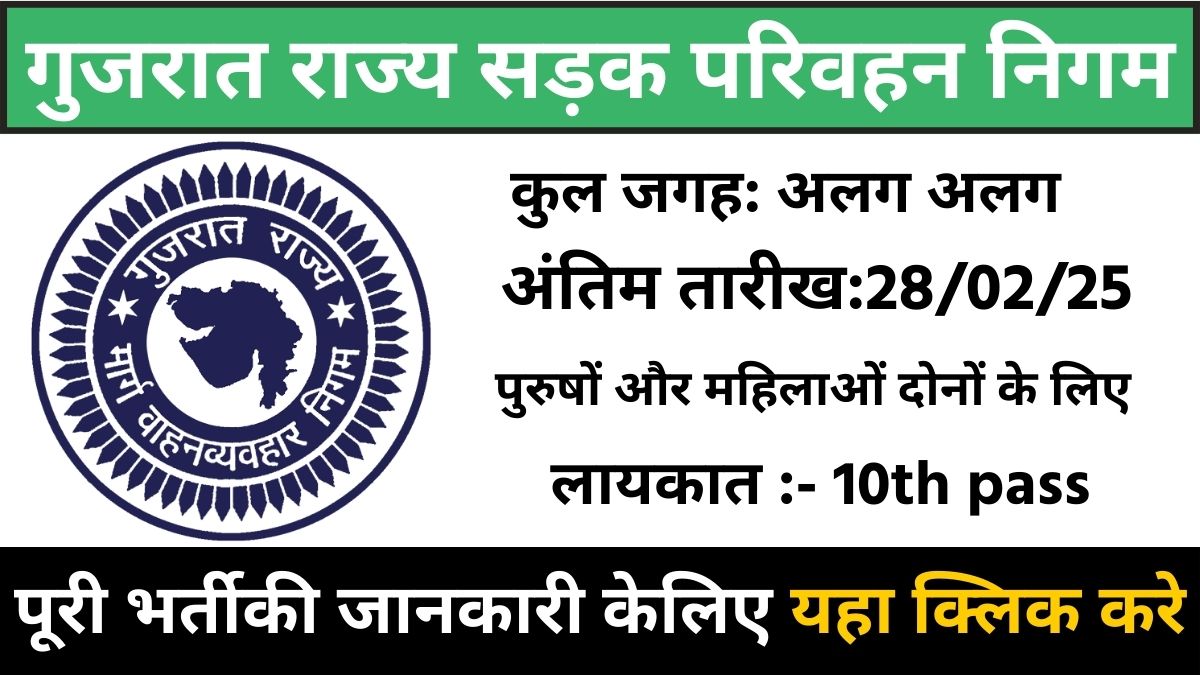 GSRTC Recruitment 2025